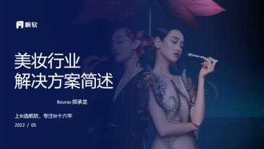 帆软：美妆行业数据化解决方案