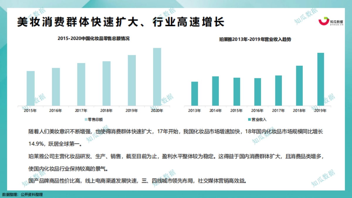知瓜数据:化妆品行业品牌拆解—珀莱雅_第4页