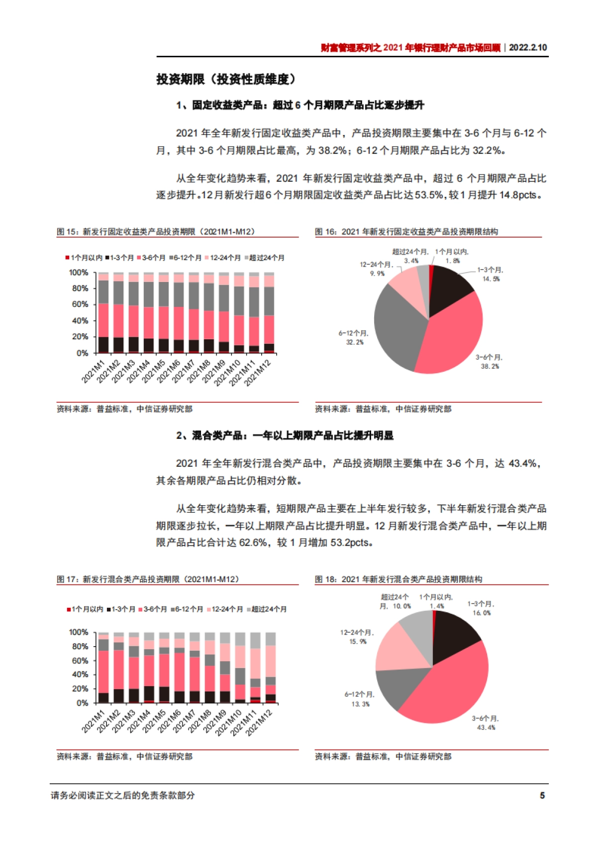 财富管理系列之2021年银行理财产品市场回顾：虑而后得-中信证券-30页_第10页