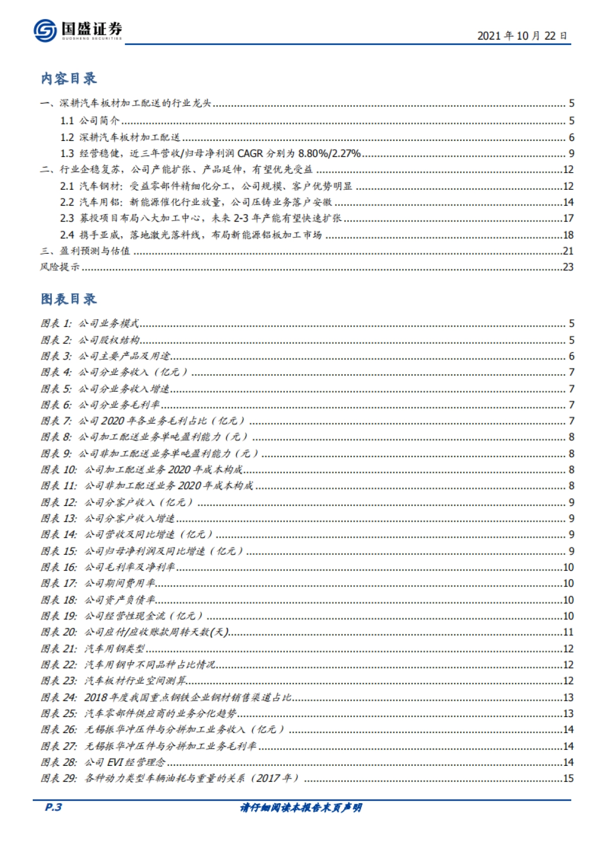 福然德_ 汽车板材供应链龙头，受益行业复苏 产能、产品扩张_第3页