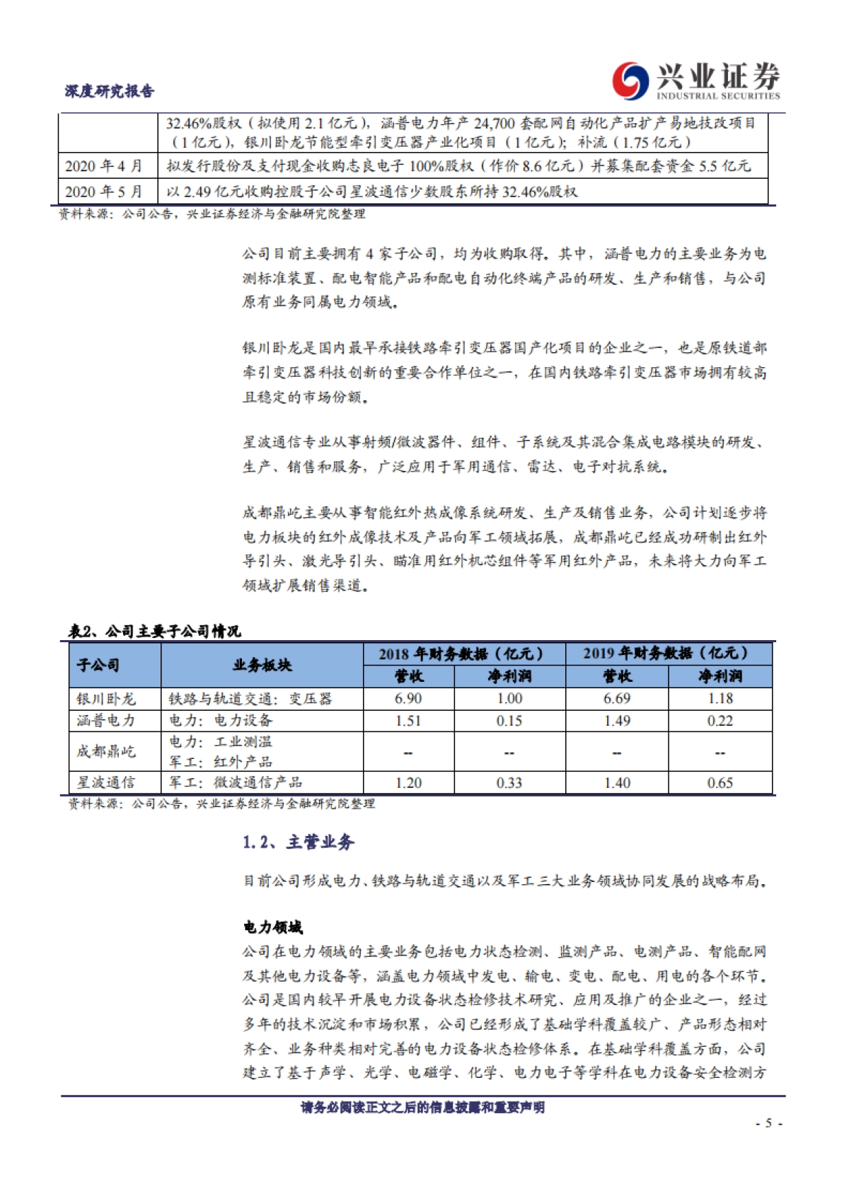 红相股份(300427)电力设备状态检测 检测产品-军工需求迎风,业绩加速换挡-兴业证券 _第5页