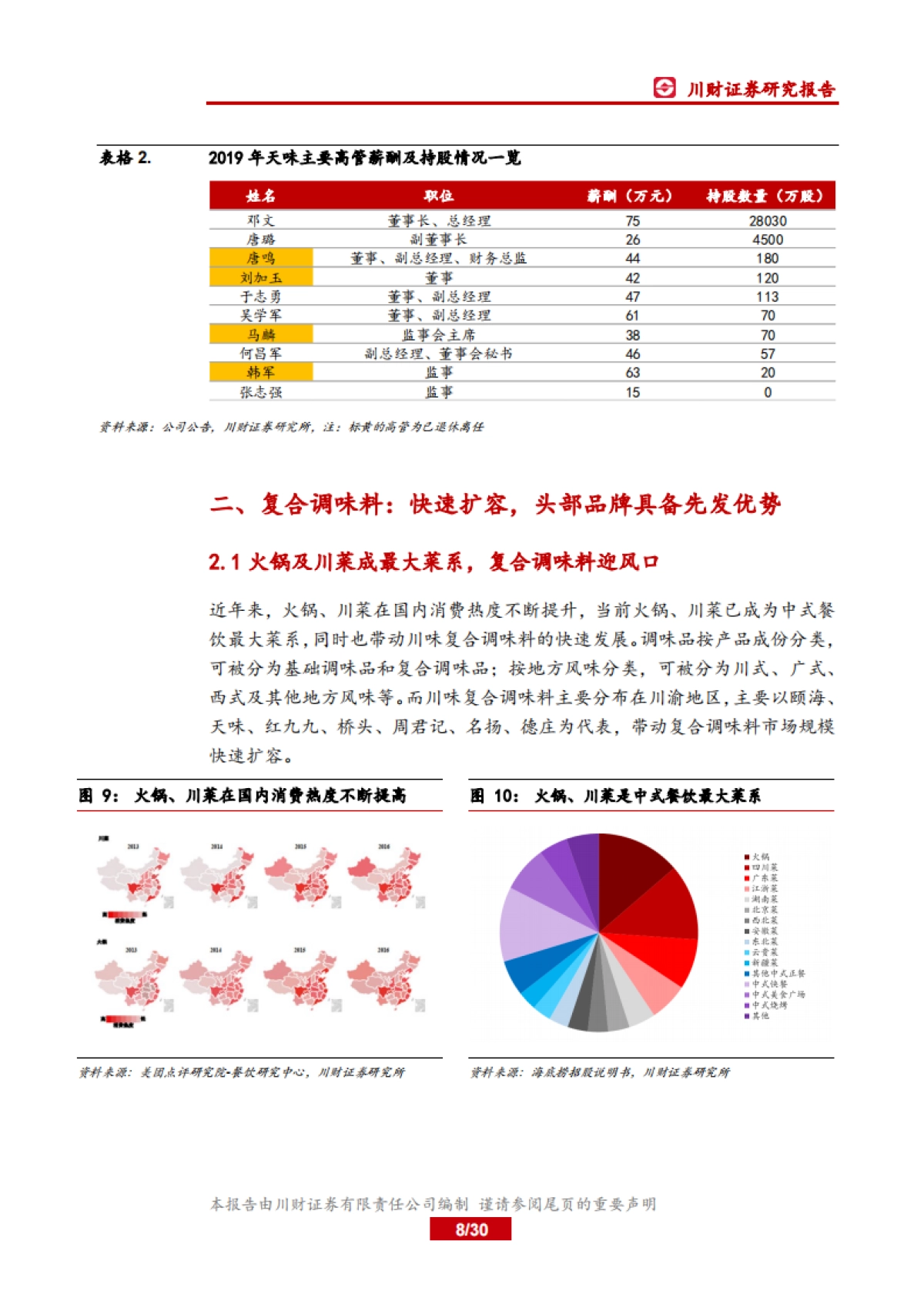 天味食品-火锅底料 川菜调料- 产品、渠道齐发力，加速份额扩张可期_第8页