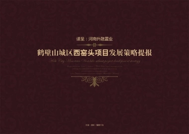 2019鹤壁山城区西窑头项目发展策略提报