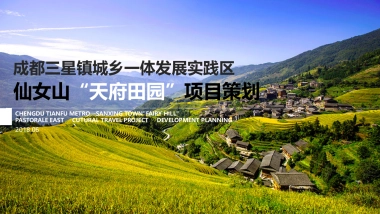 成都三星镇城乡一体发展实践区“天府田园”项目策划