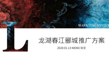 春江郦城年度推广提报方案