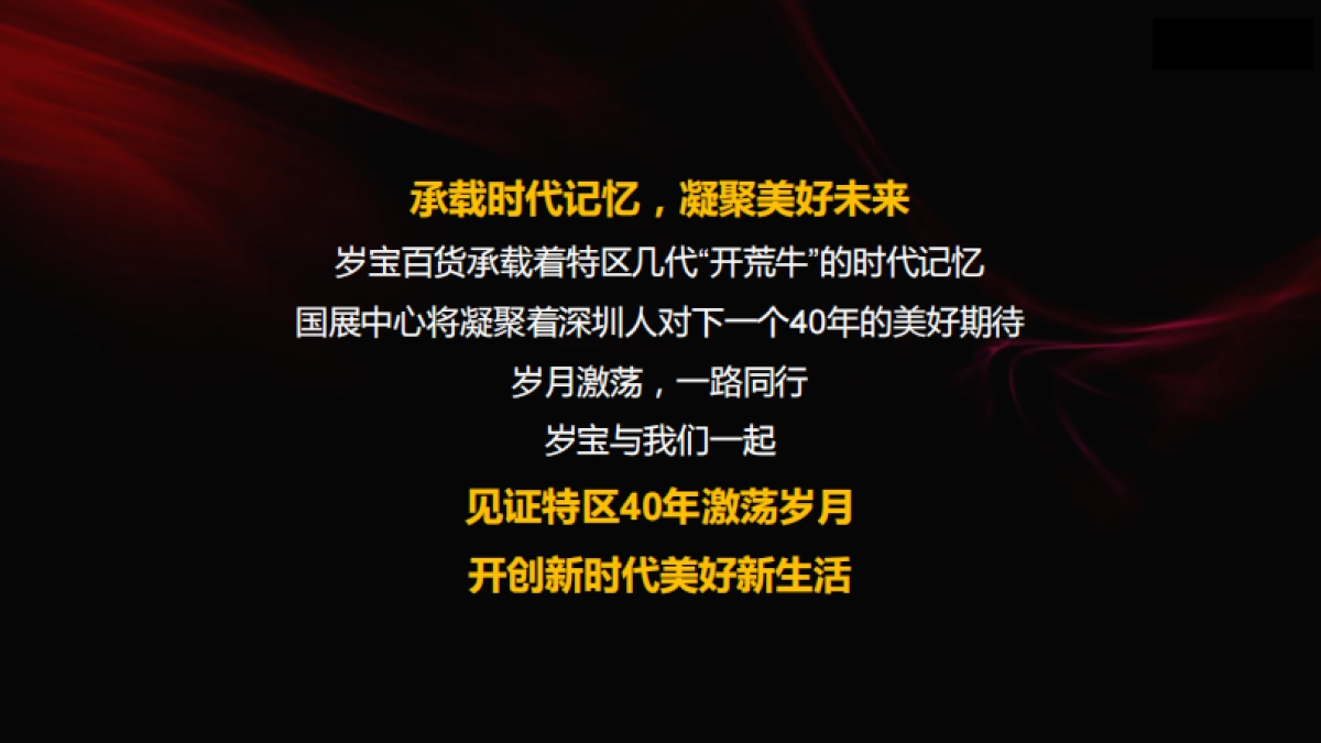 岁月激荡 一路同行岁宝国展中心营销推广策略案_第4页