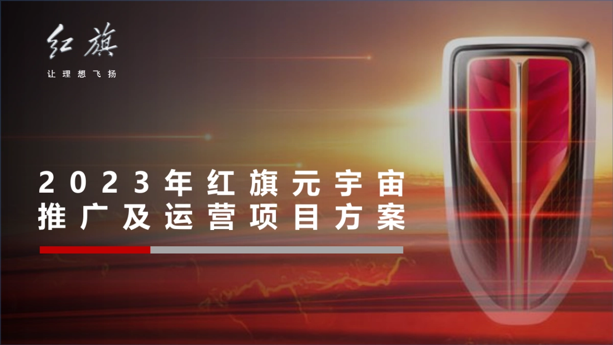 2023年红旗元宇宙推广及运营项目方案_第1页