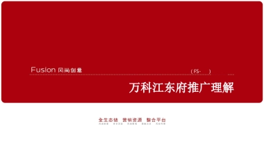 芜湖万科江东府推广方案