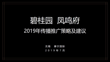 宜兴碧桂园凤鸣府年度推广策略方案