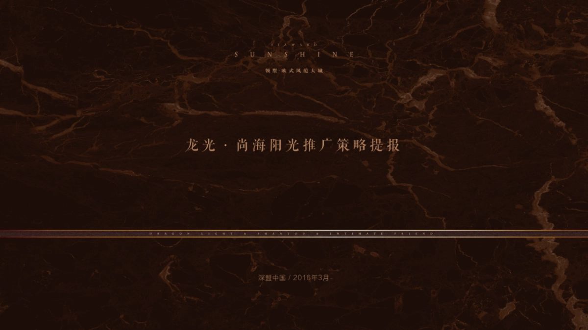 深盟中国-龙光·尚海阳光推广策略提报_第1页