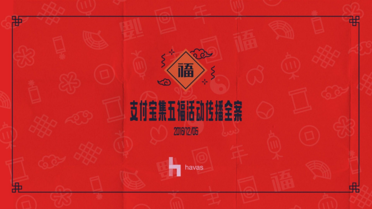【Havas】支付宝集五福传播全案_第1页