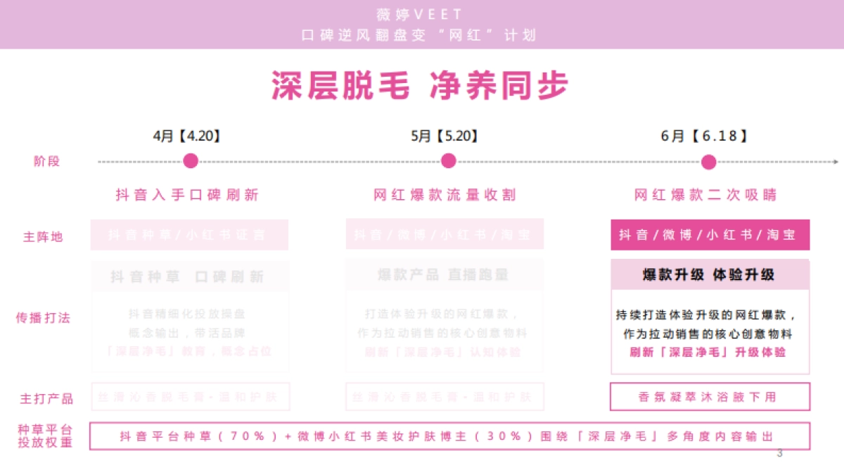 薇婷沐浴脱毛膏传播方案_第3页