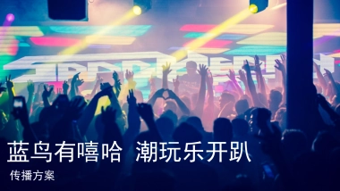 2017蓝鸟试驾（蓝鸟有嘻哈 潮玩乐开趴主题）传播策划方案