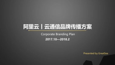 阿里云丨云通信品牌传播方案
