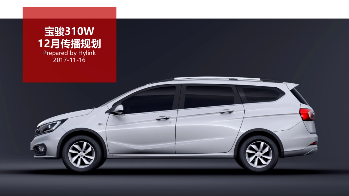 宝骏310W豪华版12月传播规划案_第1页