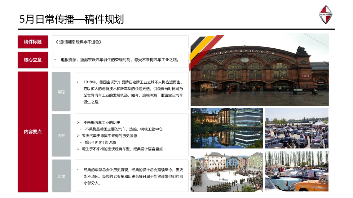 德国宝沃汽车5月品牌传播规划_第9页