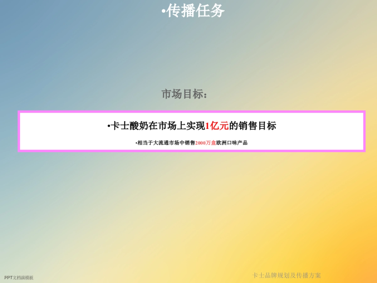 卡士酸奶食品品牌规划及传播方案_第2页