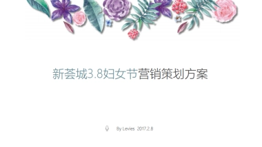 2017上海新荟城购物中心38妇女节营销策划方案