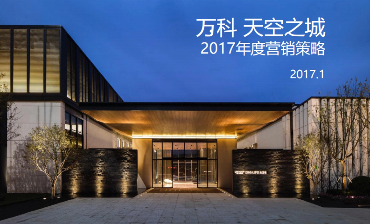 2017万科天空之城2017年度营销策略 56页 _第1页