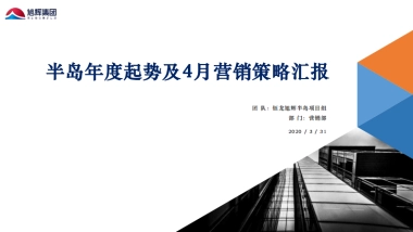 2020半岛年度起势及4月营销策略汇报