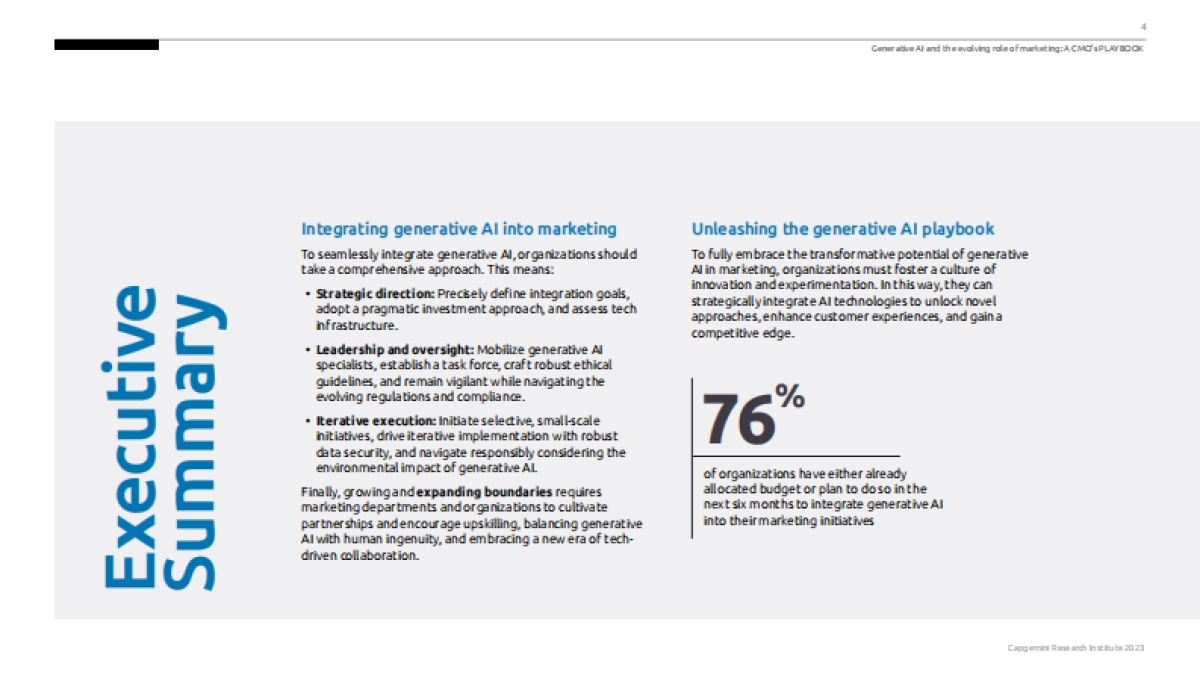 Capgemini-生成式人工智能与营销角色的演变&CMO的策略（英）_第4页