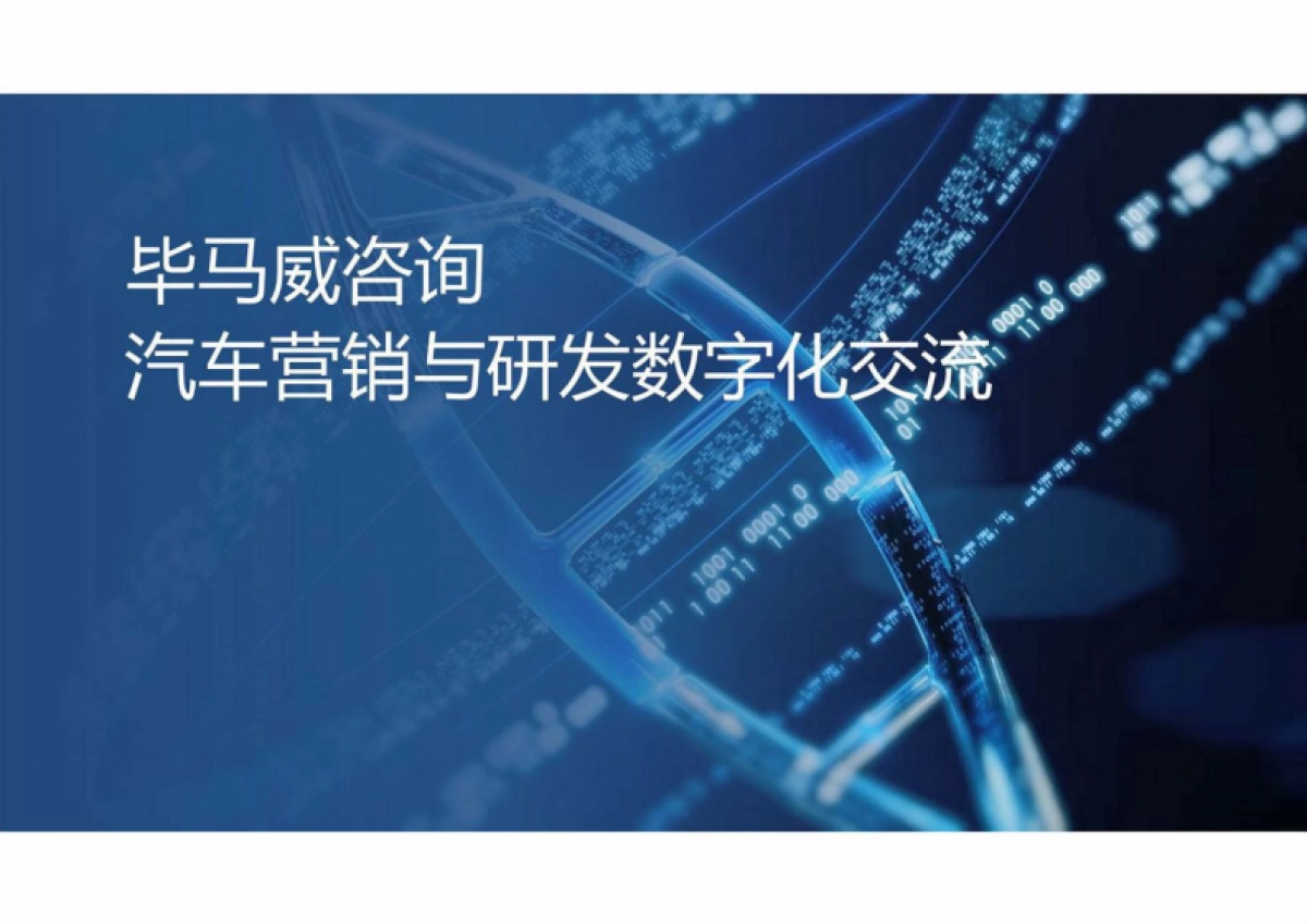 毕马威：汽车营销与研发数字化交流_第1页