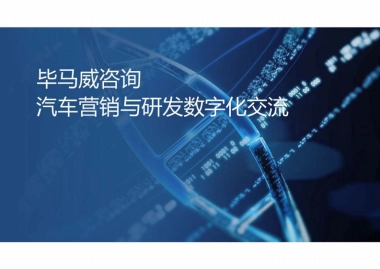 毕马威：汽车营销与研发数字化交流