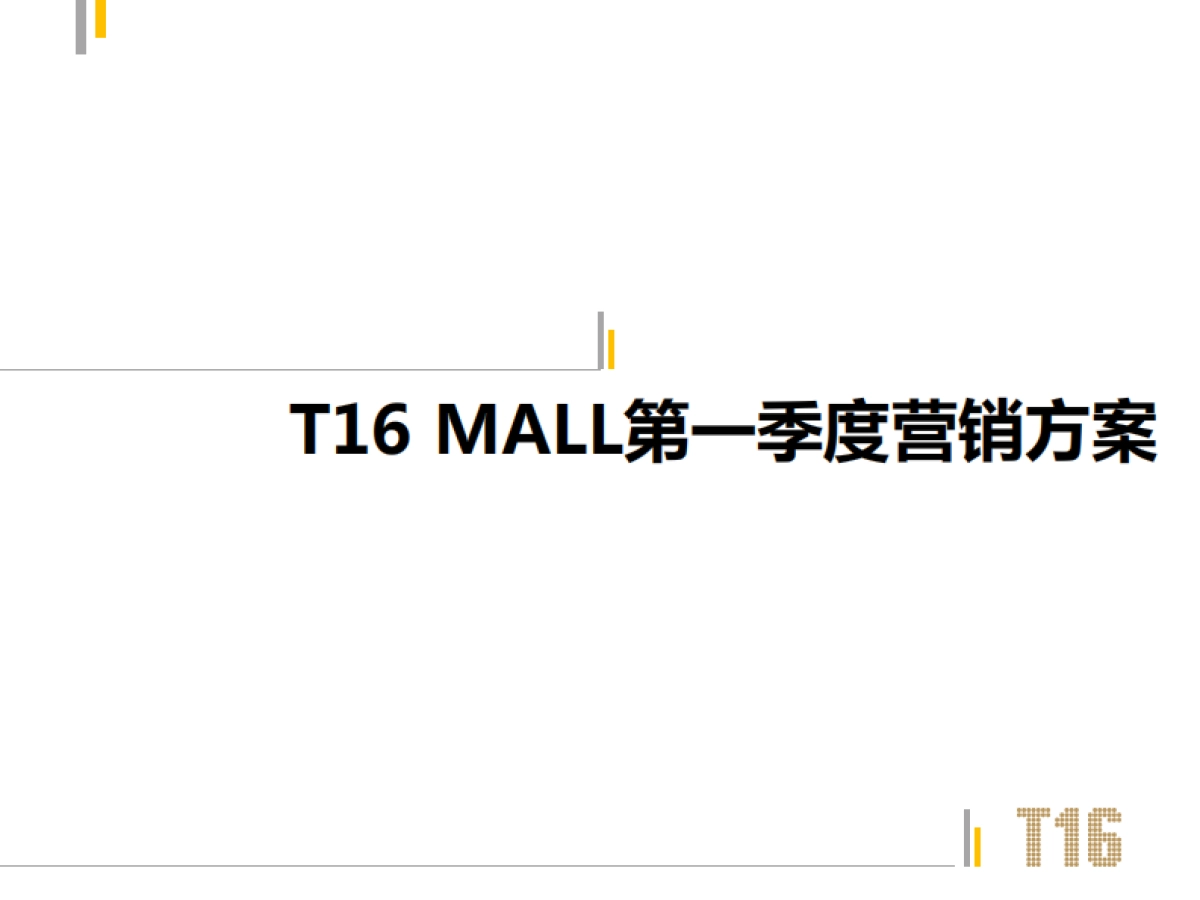 第一季度南昌T MALL营销方案_第1页