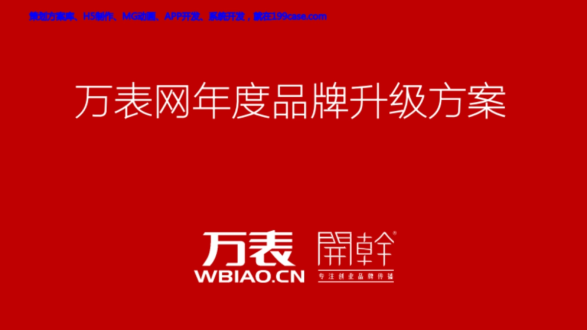 万表网年度规划_第1页