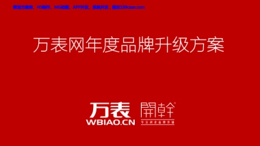 万表网年度规划