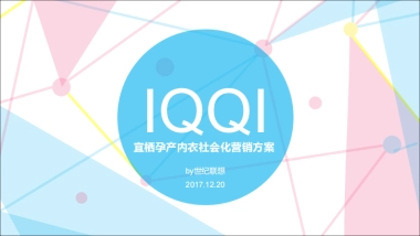 宜栖孕产内衣社会化营销方案终稿