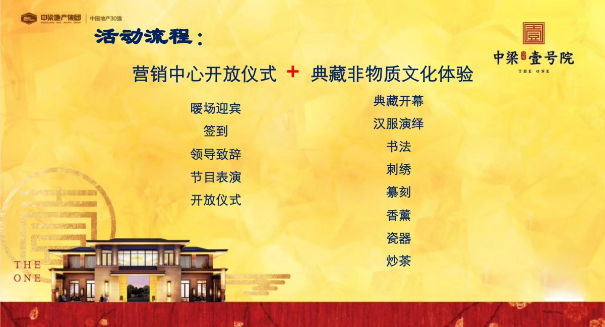 2018中梁壹号院营销中心开放策划案_第5页