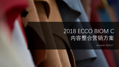 ecco男鞋 BIOM C 营销方案