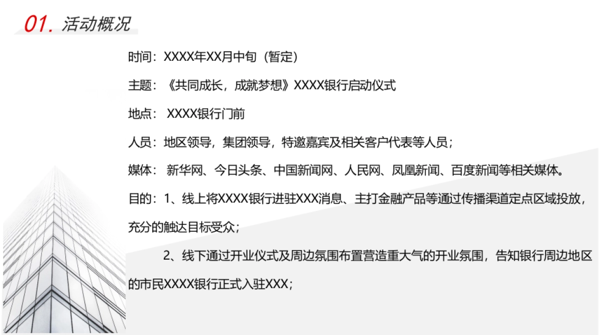 XXXX银行开业策划及营销方案_第4页