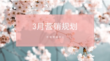 超市零售3月营销规划方案