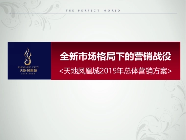 全新市场格局下的营销战役-廊坊天地凤凰城年总体营销方案