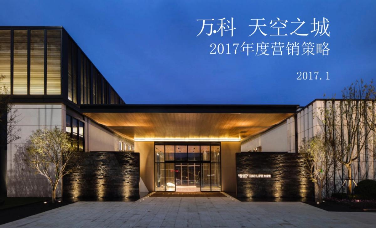 万科天空之城年度营销策略_第1页