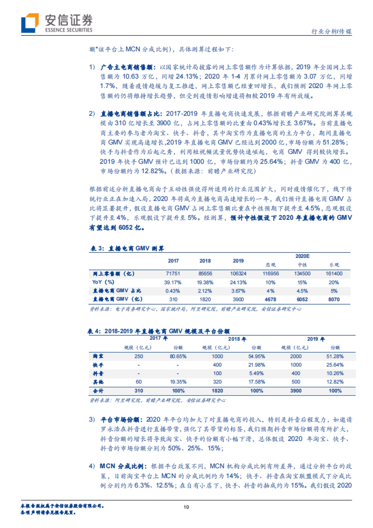 传媒行业：由广告主视角透视MCN市场扩容-安信证券_第10页