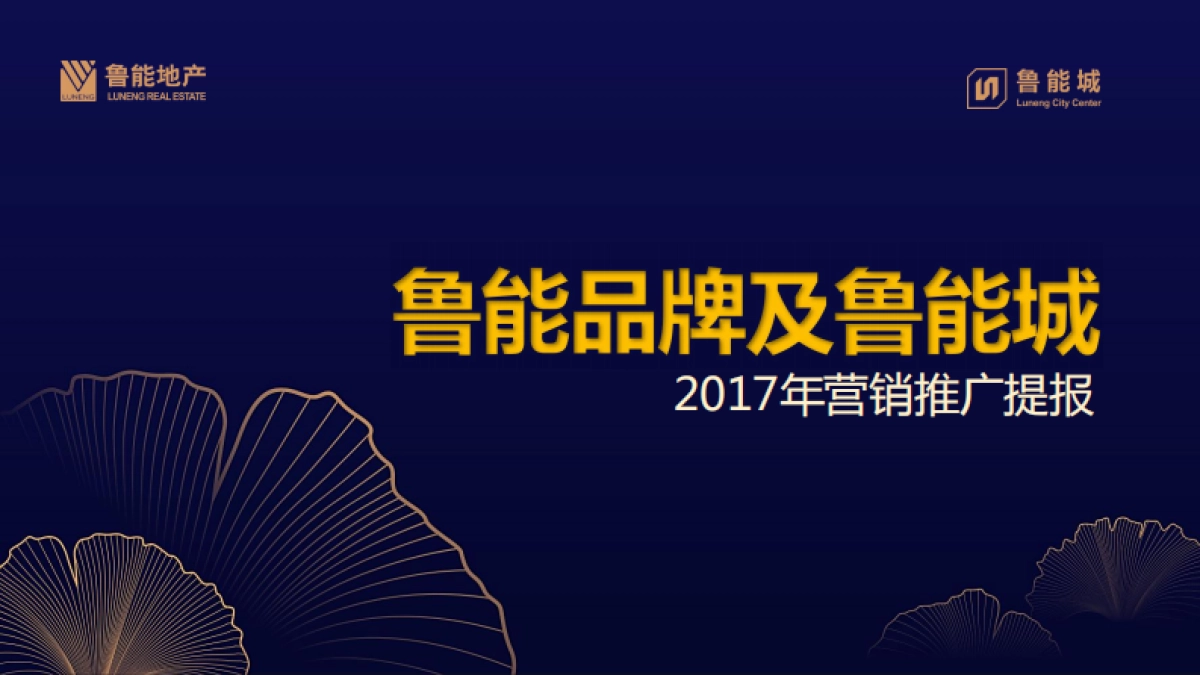 优点广告-鲁能品牌及鲁能城推广提报_第1页