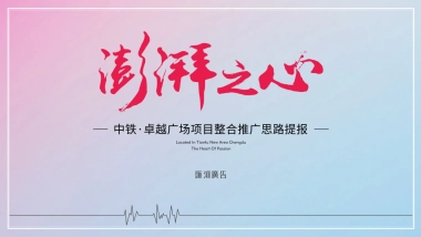 成都某广告公司-中铁卓越AYC亚洲首座CBD青年城整合推广提报