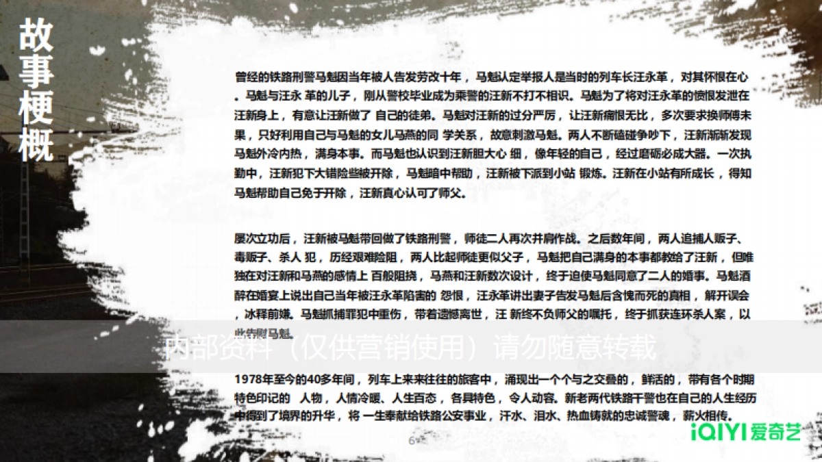 《南来北往》爱奇艺大剧招商方案_第6页