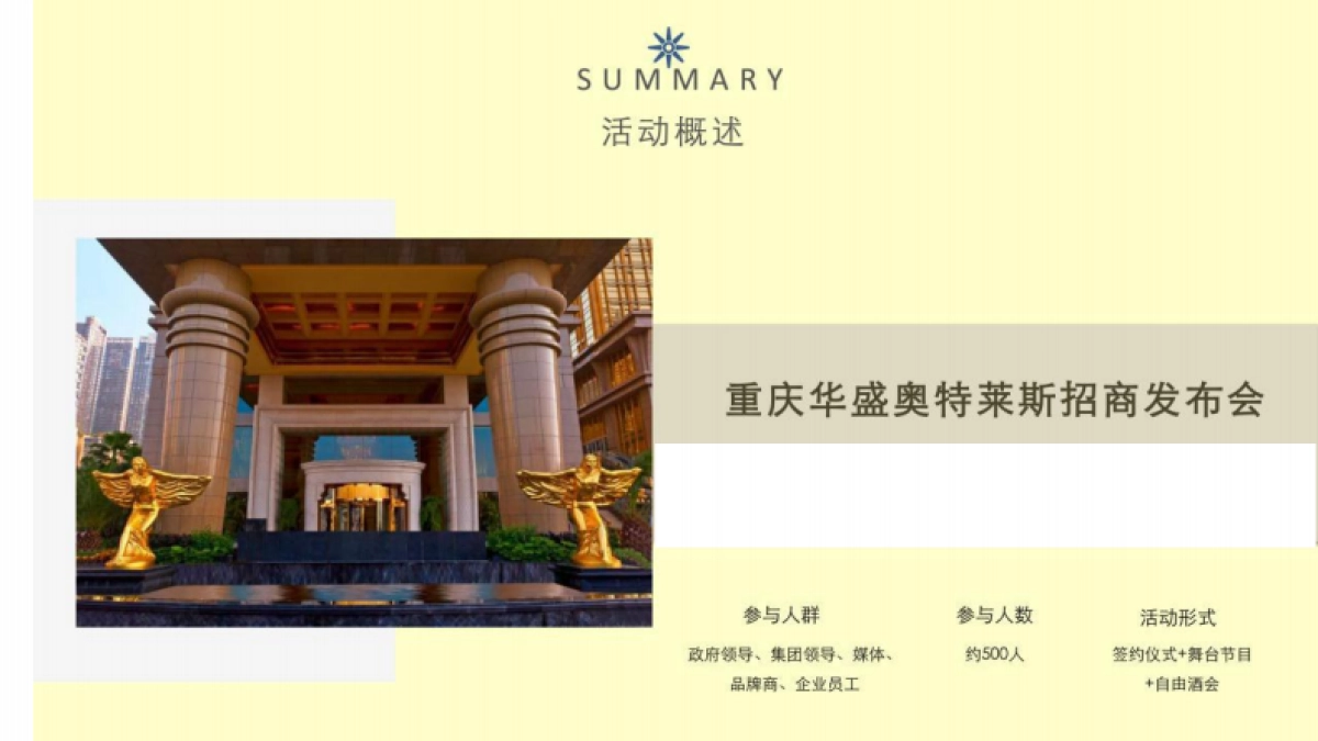 2017重庆华盛奥特莱斯招商推介会活动方案_第8页