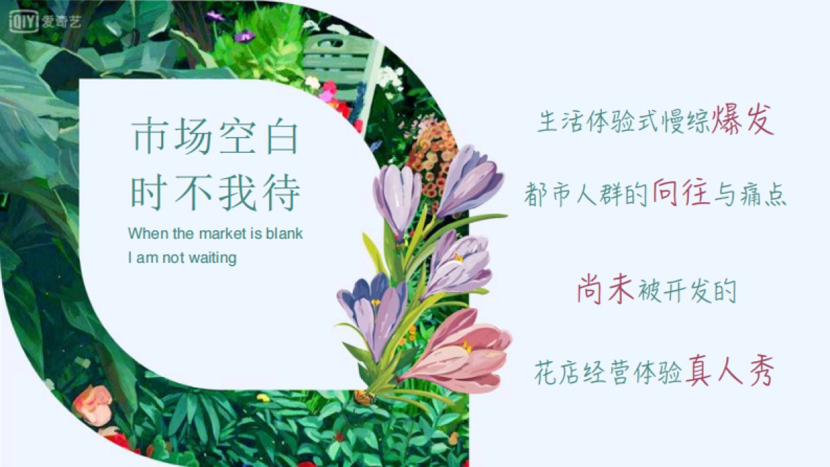 爱奇艺自制综艺《姐姐的花店》商业招商方案_第5页