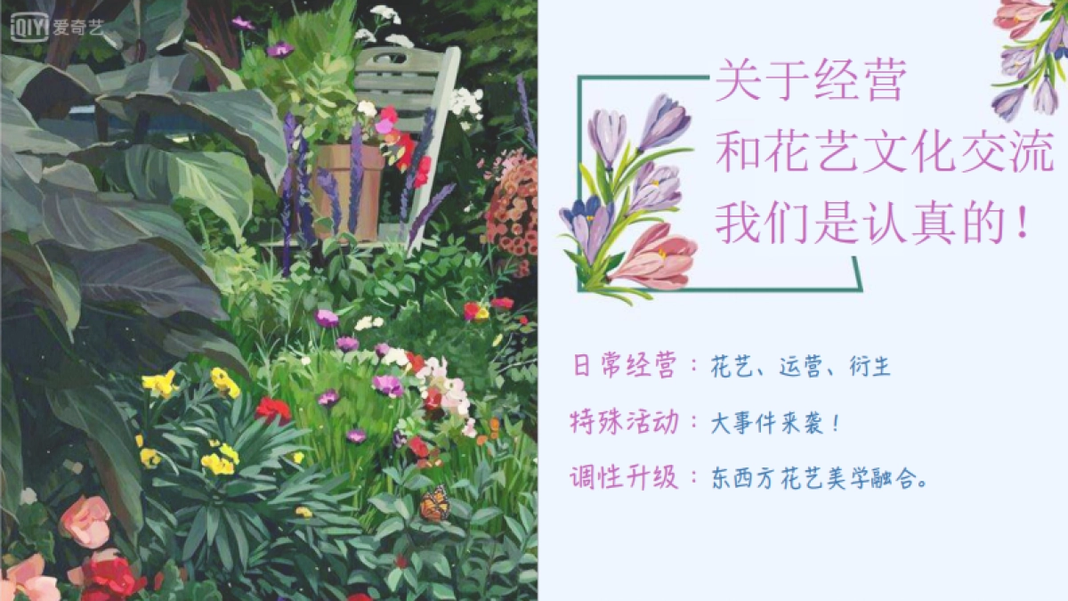 爱奇艺自制综艺《姐姐的花店》商业招商方案_第9页