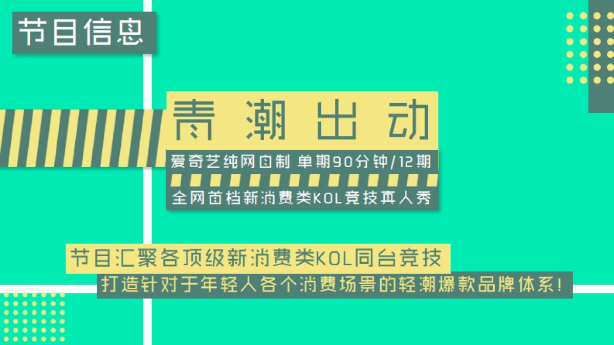 爱奇艺自制综艺《青潮出动》节目招商方案_第4页