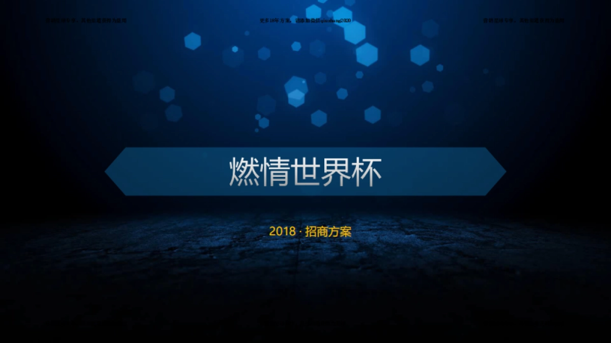 燃情世界杯招商合作方案 _第1页