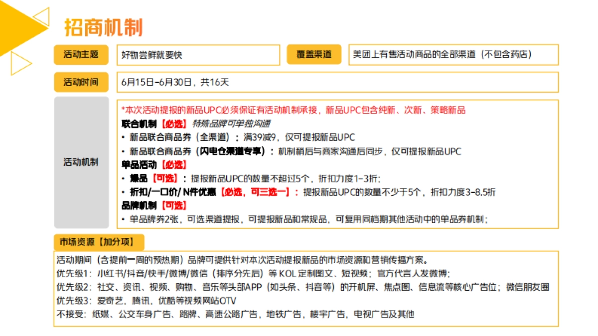 美团闪购“好物尝鲜就要快”6月新品活动招商方案_第7页