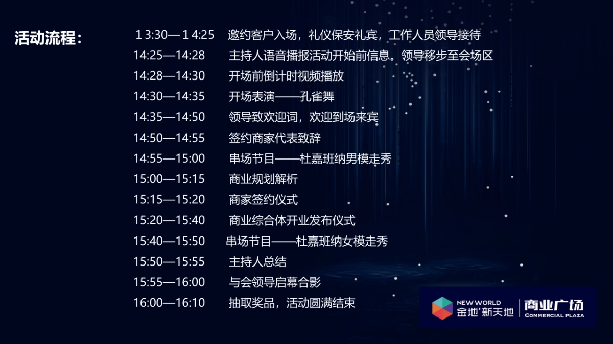 2017金地新天地招商成果发布会策划案_第3页