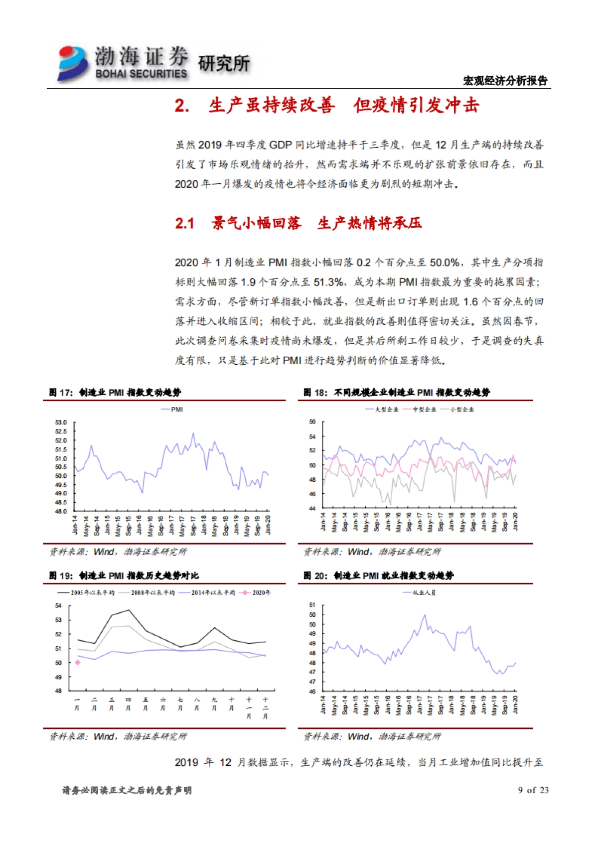 2020年2月宏观经济报告：疫情产生短期冲击 政策补位加力实施_第9页