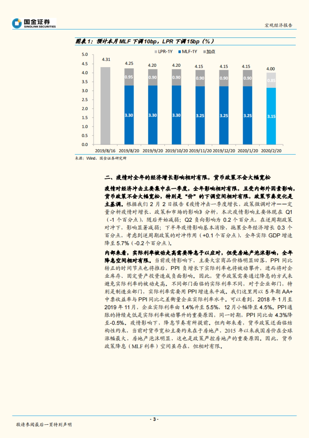 2020疫情系列报告之三：疫情冲击下货币政策能多松？如何松？_第3页